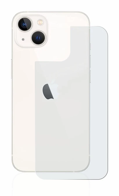 Image de l'appareil Apple iPhone 13 (Arrière) avec une grande variété de protections d'écran.