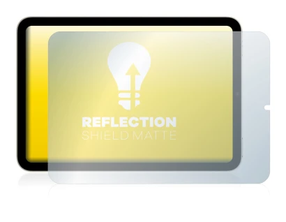 Image de l'appareil Apple iPad Mini 6 2021 (en paysage, 6e Gen.) avec une grande variété de protections d'écran.