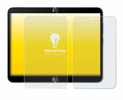 Image de l'appareil Microsoft Surface Duo 2 (Affichage interne) avec une grande variété de protections d'écran.