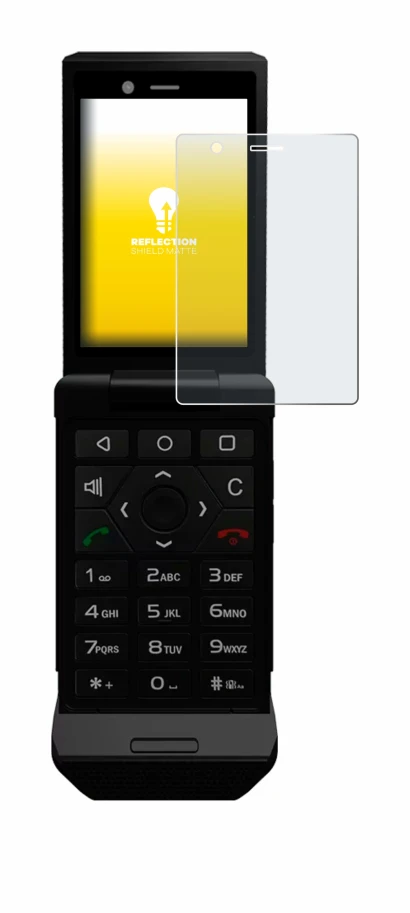 Image de l'appareil Caterpillar Cat S22 Flip avec une grande variété de protections d'écran.