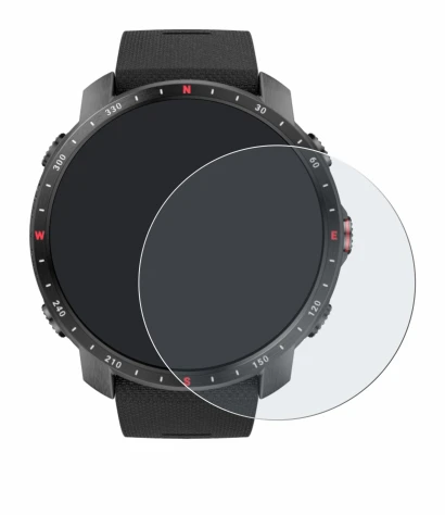 Image de l'appareil Polar Grit X Pro avec une grande variété de protections d'écran.