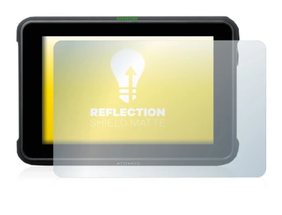 Image de l'appareil Atomos Shinobi 7 avec une grande variété de protections d'écran.