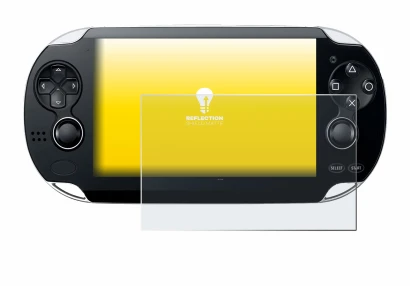 Image de l'appareil Sony Playstation PS Vita avec une grande variété de protections d'écran.