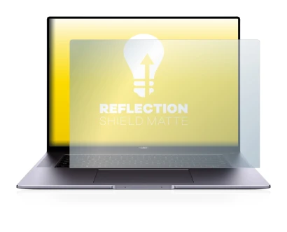 Image de l'appareil Huawei MateBook 16 avec une grande variété de protections d'écran.