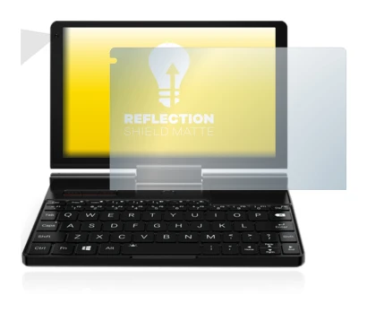 Image de l'appareil GPD Pocket 3 avec une grande variété de protections d'écran.