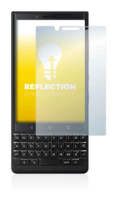 Image de l'appareil BlackBerry Key2 (Dual Sim) avec une grande variété de protections d'écran.