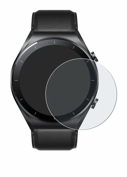 Image de l'appareil Xiaomi Watch S1 avec une grande variété de protections d'écran.