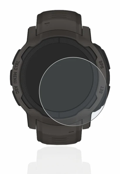 Image de l'appareil Garmin Instinct 2 avec une grande variété de protections d'écran.