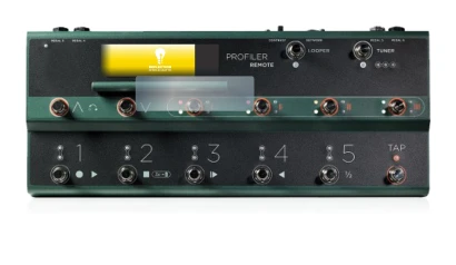 Image de l'appareil Kemper Profiler Remote avec une grande variété de protections d'écran.