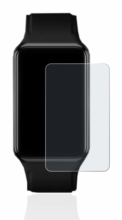 Image de l'appareil Oppo Watch Free avec une grande variété de protections d'écran.