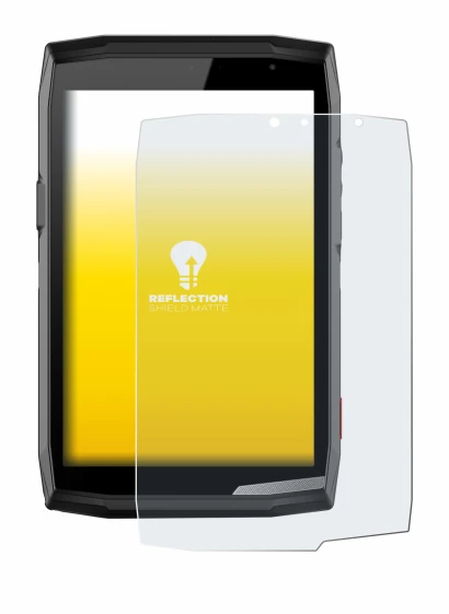 Image de l'appareil Crosscall Core T5 avec une grande variété de protections d'écran.