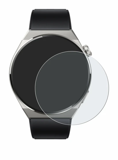 Image de l'appareil Huawei Watch GT 3 Pro Titanium (46mm) avec une grande variété de protections d'écran.