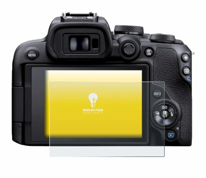 Image de l'appareil Canon EOS R10 avec une grande variété de protections d'écran.