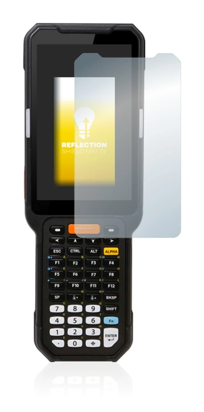 Image de l'appareil Point Mobile PM451 avec une grande variété de protections d'écran.