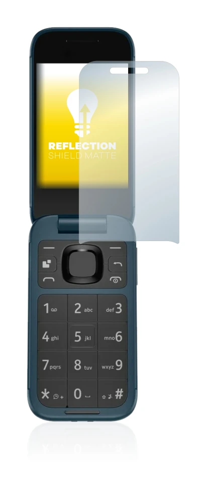Image de l'appareil Nokia 2660 Flip avec une grande variété de protections d'écran.
