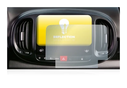 Image de l'appareil Fiat 500L 2022 Uconnect 7" avec une grande variété de protections d'écran.