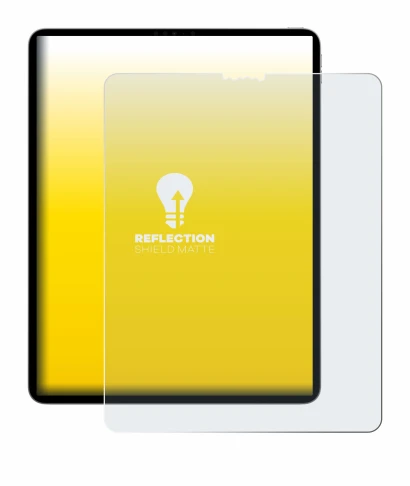 Image de l'appareil Apple iPad Pro 12.9" 2022 (6. Gen.) avec une grande variété de protections d'écran.