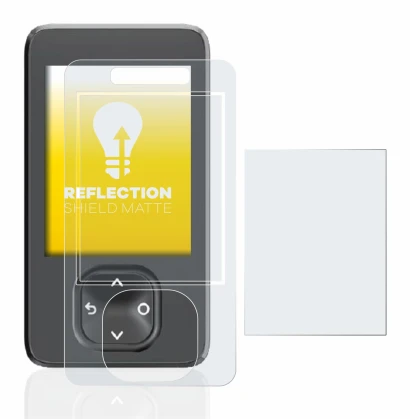 Image de l'appareil Dexcom G7 CGM avec une grande variété de protections d'écran.