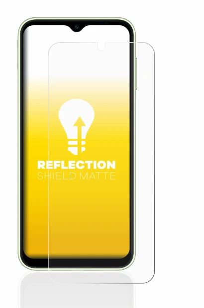 Image de l'appareil Samsung Galaxy A14 4G avec une grande variété de protections d'écran.