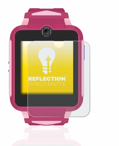 Image de l'appareil TCL Movetime Family Watch MT42X avec une grande variété de protections d'écran.