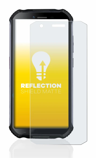 Image de l'appareil Doogee S41 avec une grande variété de protections d'écran.