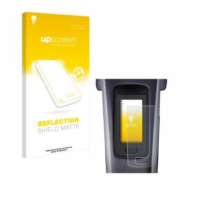 Face avant d’un emballage produit avec le logo de la marque upscreen. À côté, l’appareil TQ HPR50 E-Bike System est représenté