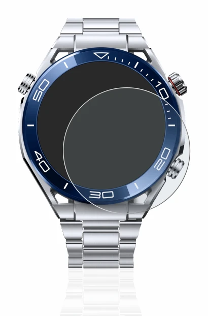 Image de l'appareil Huawei Watch Ultimate (48.5 mm) avec une grande variété de protections d'écran.