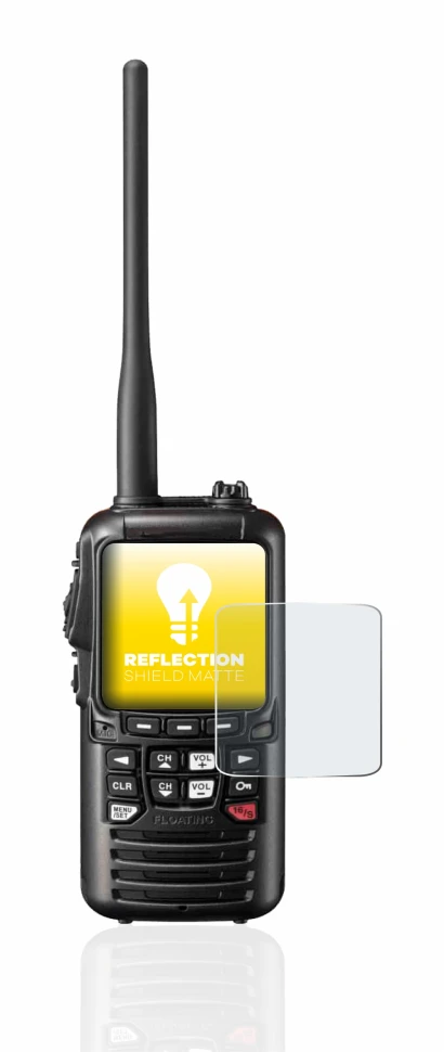 Image de l'appareil Standard Horizon HX890 avec une grande variété de protections d'écran.