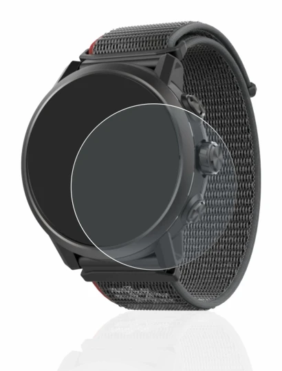 Image de l'appareil Coros Apex 2 avec une grande variété de protections d'écran.