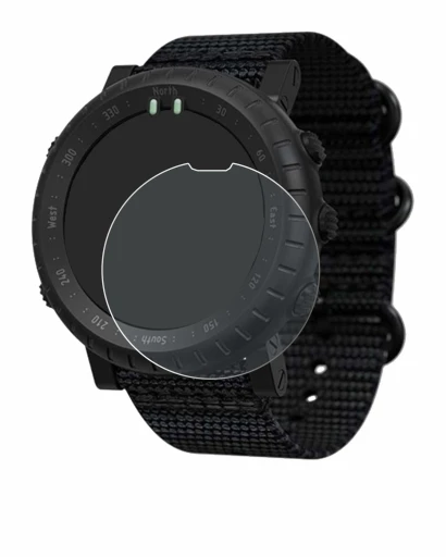 Image de l'appareil Suunto Core Alpha avec une grande variété de protections d'écran.