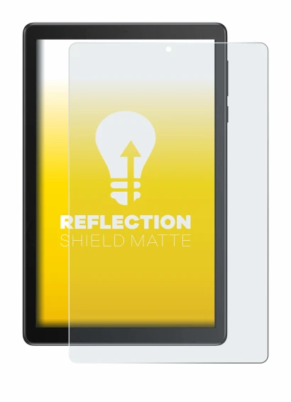 Image de l'appareil TCL Tab 8V avec une grande variété de protections d'écran.