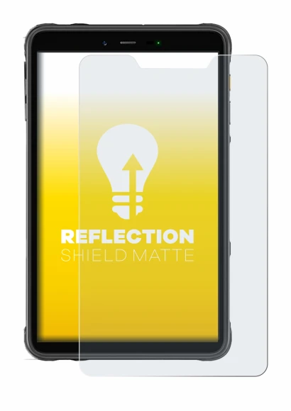 Image de l'appareil Ulefone Armor Pad 8 avec une grande variété de protections d'écran.