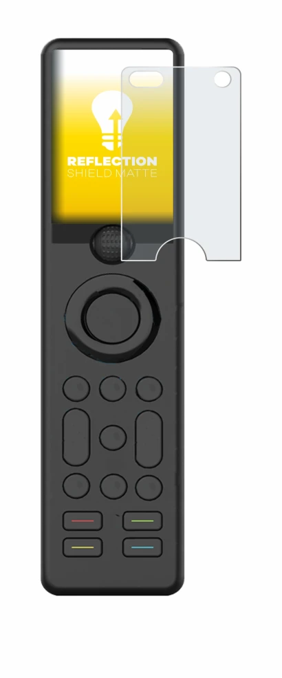 Image de l'appareil Sofabaton X1 avec une grande variété de protections d'écran.