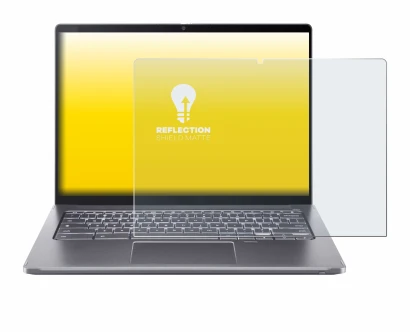 Image de l'appareil Acer Chromebook Spin 714 avec une grande variété de protections d'écran.