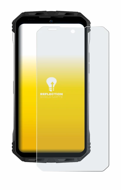 Image de l'appareil Doogee S100 Pro avec une grande variété de protections d'écran.