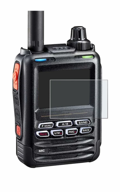 Image de l'appareil Yaesu FT-5DE/DR avec une grande variété de protections d'écran.