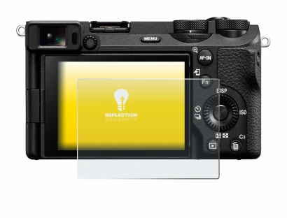 Image de l'appareil Sony Alpha 6700 avec une grande variété de protections d'écran.