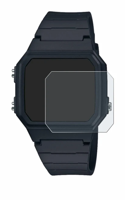 Image de l'appareil Casio W-217H-1AVCF avec une grande variété de protections d'écran.