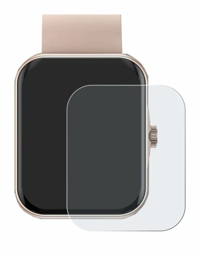 Image de l'appareil Mutoy Smartwatch 1.83" avec une grande variété de protections d'écran.