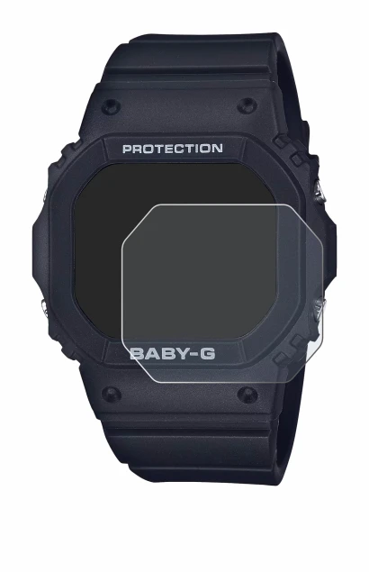 Image de l'appareil Casio Baby-G BGD-565 avec une grande variété de protections d'écran.