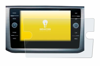 Image de l'appareil Volkswagen Passat B8 Discover Media 8" avec une grande variété de protections d'écran.