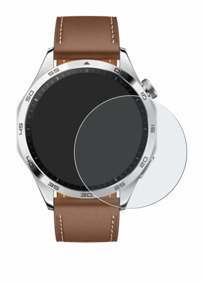 Image de l'appareil Huawei Watch GT 4 (46mm) avec une grande variété de protections d'écran.
