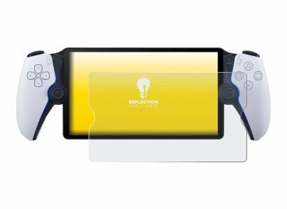 Image de l'appareil Sony Playstation Portal avec une grande variété de protections d'écran.