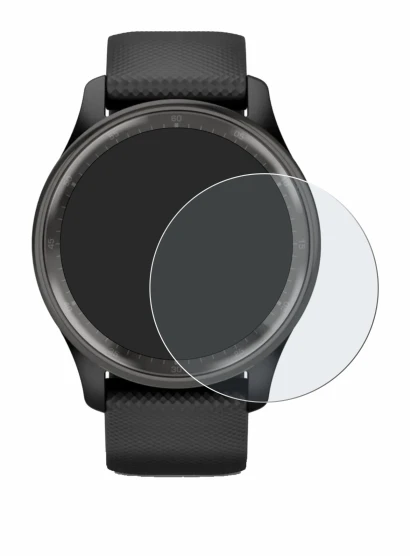 Image de l'appareil Garmin Vivomove Trend avec une grande variété de protections d'écran.