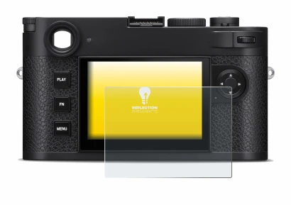 Image de l'appareil Leica M11-P avec une grande variété de protections d'écran.