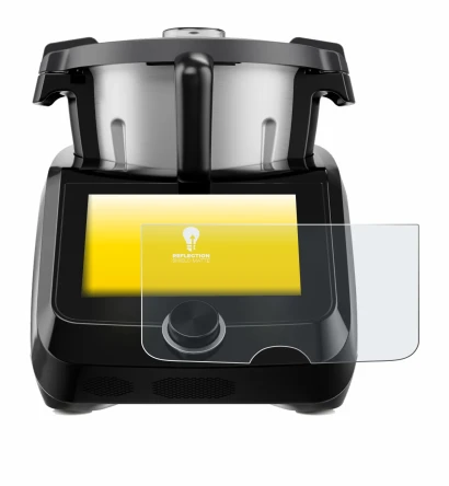Image de l'appareil SilverCrest Monsieur Cuisine Smart BLACK EDITION avec une grande variété de protections d'écran.