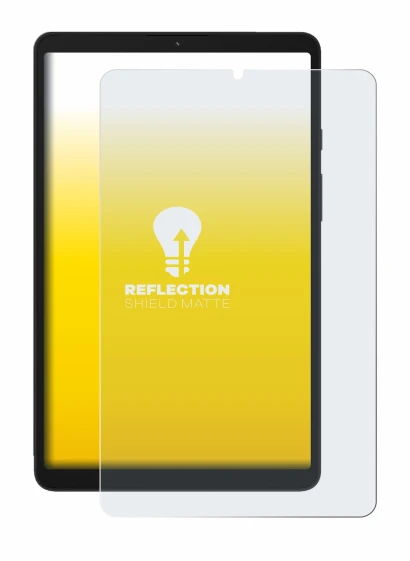 Image de l'appareil Samsung Galaxy Tab A9 LTE avec une grande variété de protections d'écran.