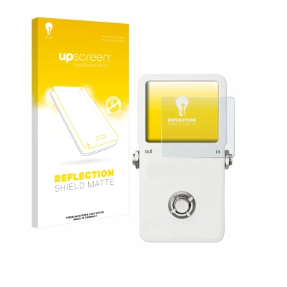 Face avant d’un emballage produit avec le logo de la marque upscreen. À côté, l’appareil TC Electronic POLYTUNE est représenté