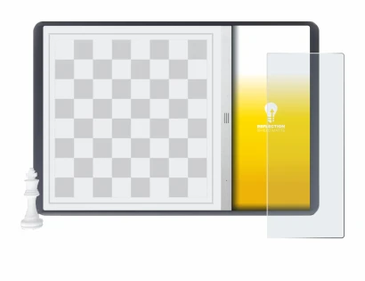 Image de l'appareil Chessnut Evo avec une grande variété de protections d'écran.