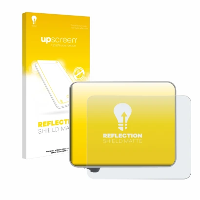 Face avant d’un emballage produit avec le logo de la marque upscreen. À côté, l’appareil Bambu Lab A1 3D Printer est représent